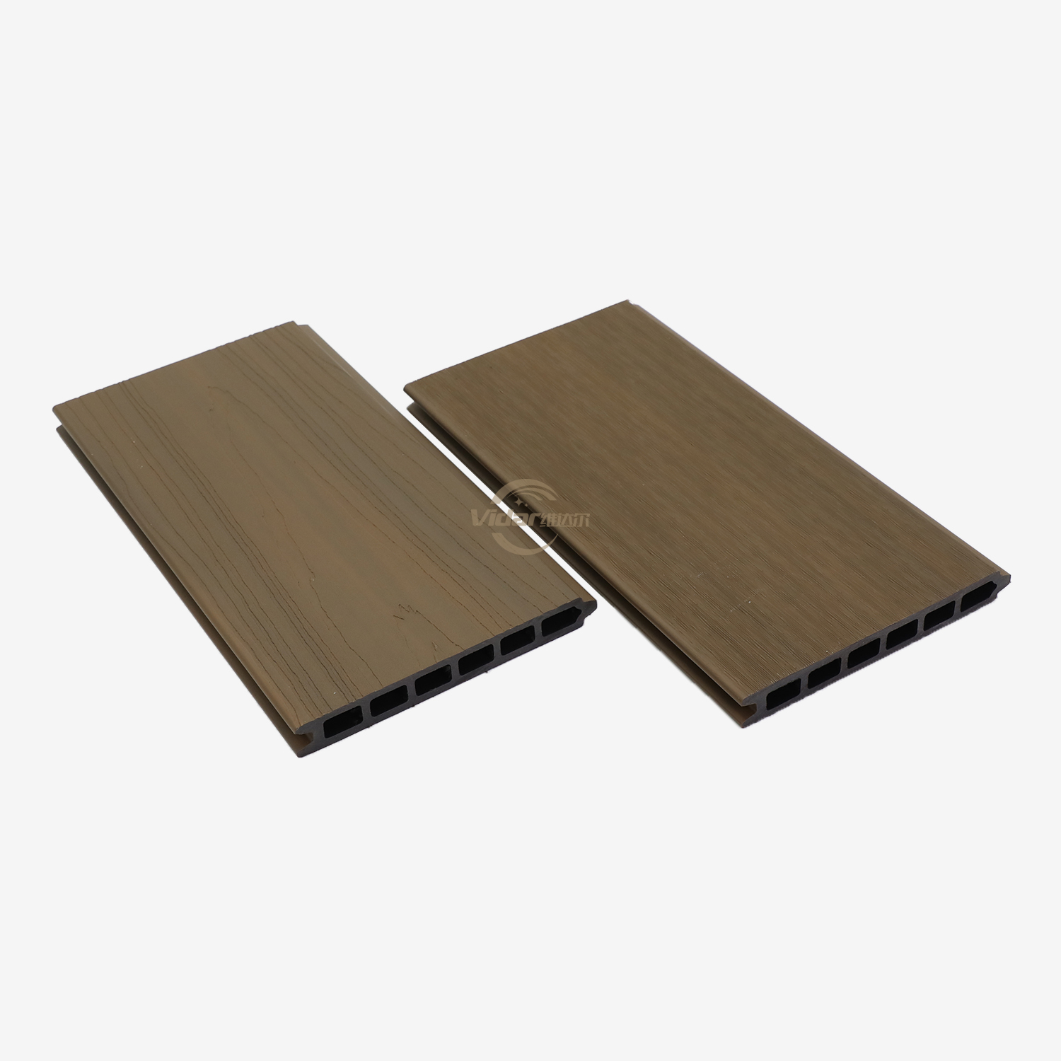  Panneau de clôture WPC co-extrudé composite bois-plastique creux 160x20mm uniquement