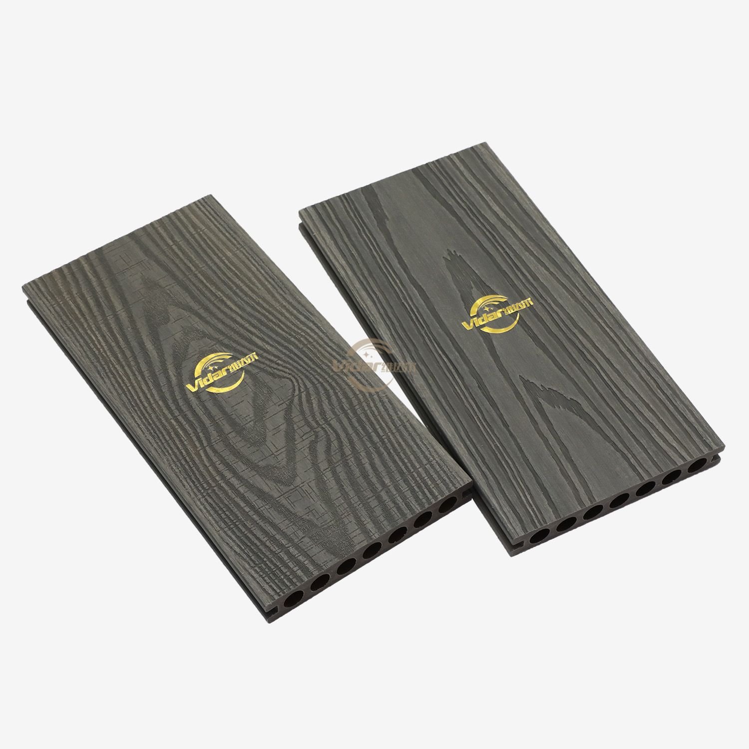 Faible entretien 150*22.5mm Decking WPC co-extrudé pour les allées riveraines