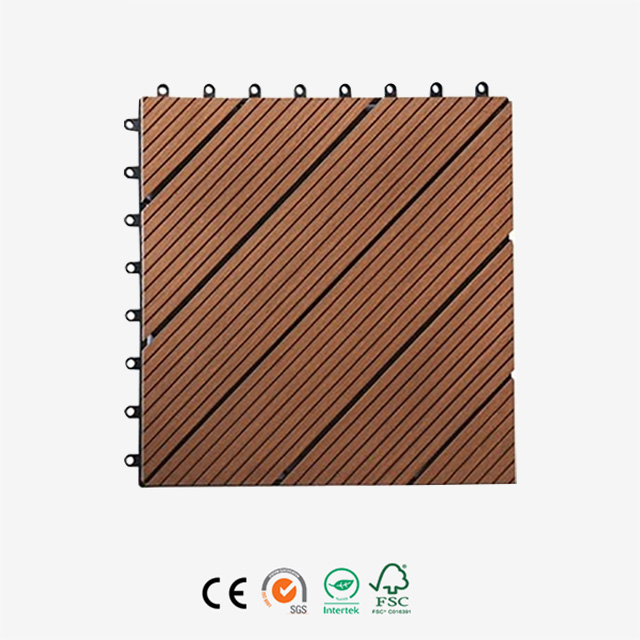 300x300mm Installation facile DIY Decking/ WPC DIY Decking Tiles